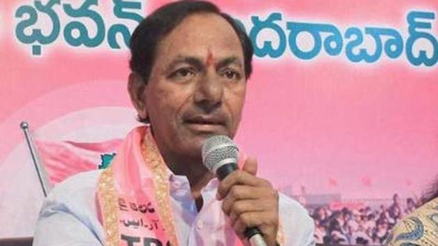 Telangana assembly elections 2018: The TRS chief and caretaker chief minister K Chandrashekar Rao (KCR) is said to be a follower of ‘Chinna Jeeyar’, a Vedic pontiff and a preacher of Vaishnavism.(PTI Photo)