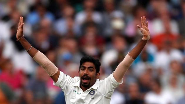 Jasprit Bumrah made his Test debut against South Africa earlier this year.(REUTERS)