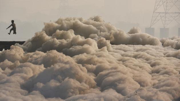 The National Green Tribunal (NGT) slapped a fine of Rs 25 crore on the government of Delhi led by Arvind Kejriwal for not complying with its previous order to shut down at least 51,000 industries running in non-conforming areas across the national capital. The green panel directed the Delhi government to recover the amount from polluters and from deducting the salaries of officials responsible for checking the menace. (Biplov Bhuyan / HT Photo) The National Green Tribunal (NGT) slapped a fine of Rs 25 crore on the government of Delhi led by Arvind Kejriwal for not complying with its previous order to shut down at least 51,000 industries running in non-conforming areas across the national capital. The green panel directed the Delhi government to recover the amount from polluters and from deducting the salaries of officials responsible for checking the menace. (Biplov Bhuyan / HT Photo)