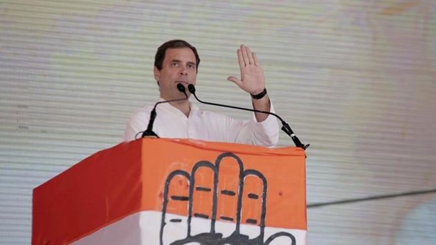 Congress president Rahul Gandhi on Monday sharpened his attack on Prime Minister Narendra Modi, Telangana Rashtra Samithi and All India Majlis-e-Ittehadul Muslimeen’s chief Asaduddin Owaisi ahead of the December 7 assembly election in Telangana. “Great people of Telangana, Modi, KCR & Owaisi are one. They speak in twisted tongues. Do not be fooled by them!” Gandhi tweeted ahead of two rallies in the southern state. (HT Archive) Congress president Rahul Gandhi on Monday sharpened his attack on Prime Minister Narendra Modi, Telangana Rashtra Samithi and All India Majlis-e-Ittehadul Muslimeen’s chief Asaduddin Owaisi ahead of the December 7 assembly election in Telangana. “Great people of Telangana, Modi, KCR & Owaisi are one. They speak in twisted tongues. Do not be fooled by them!” Gandhi tweeted ahead of two rallies in the southern state. (HT Archive)