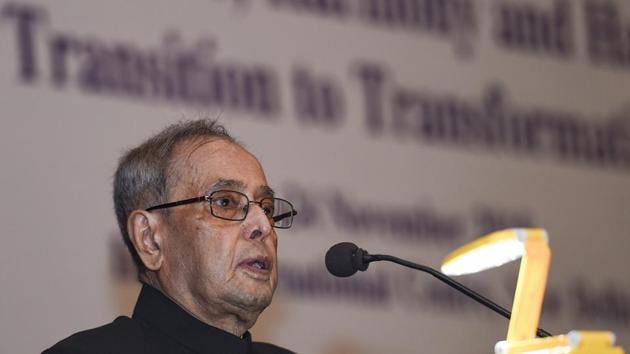 We need to crave for an education system where everybody is able to express themselves freely without the fear of being misjudged, former president Pranab Mukherjee said in New Delhi on Monday.(PTI File)