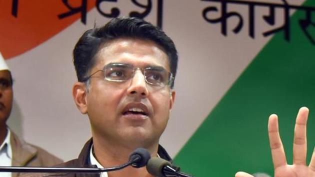 Sachin Pilot said Vasundhara Raje failed right from the beginning of her term on every single political challenge.(HT Photo)