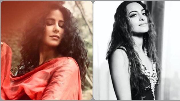 Loose beach waves, tight curls, spirals or simply a spot perm - messy, carefree hair is big this season.(Katrina Kaif, Sonakshi Sinha/Instagram)