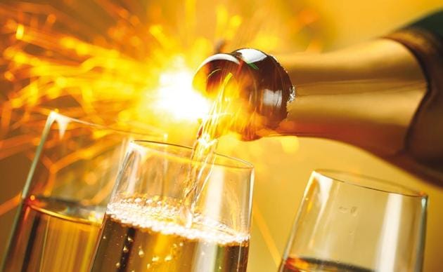 The very name of champagne is associated with celebrations, so champagne will always have a market(Shutterstock)