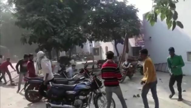 Reports of cow slaughter from Mahaw village, near Bulandshahr, on Sunday night had triggered the violent clashes a day later.(HT Photo)