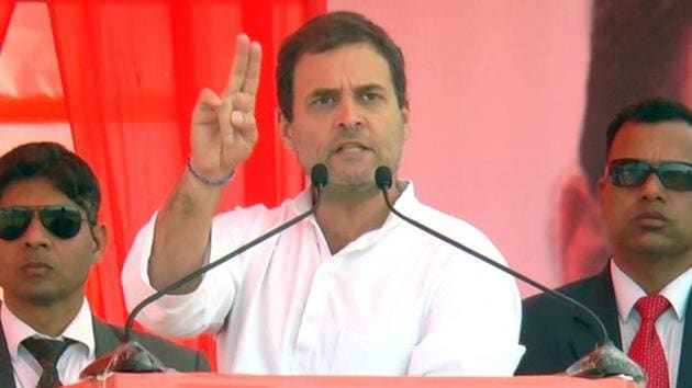Rahul Gandhi addressed a rally in Telangana on Wednesday, the last day of campaigning. Rahul Gandhi addressed a rally in Telangana on Wednesday, the last day of campaigning.