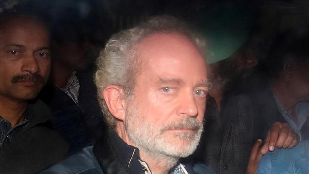Christian Michel, a key accused and alleged middleman in the <span class='webrupee'>₹</span>3600 crore deal between the Indian Air Force and Agusta Westland for the purchase of helicopters.(REUTERS) Christian Michel, a key accused and alleged middleman in the <span class='webrupee'>₹</span>3600 crore deal between the Indian Air Force and Agusta Westland for the purchase of helicopters.(REUTERS)