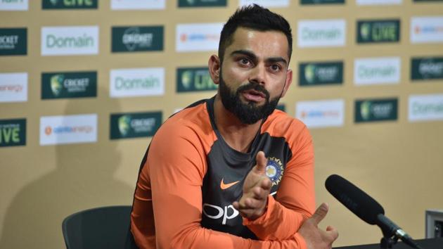 India captain Virat Kohli speaks to the media ahead of the first Test at the Adelaide Oval. (AFP) India captain Virat Kohli speaks to the media ahead of the first Test at the Adelaide Oval. (AFP)