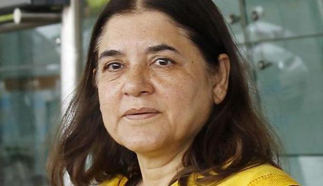 Union minister of women and child development (WCD) Maneka Gandhi.(HT Photo)