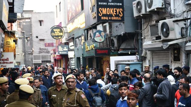 The task force has the mandate to carry out directions to retrieve government land from encroachers and to also remove unauthorised extensions of shops (HT File Photo) The task force has the mandate to carry out directions to retrieve government land from encroachers and to also remove unauthorised extensions of shops (HT File Photo)