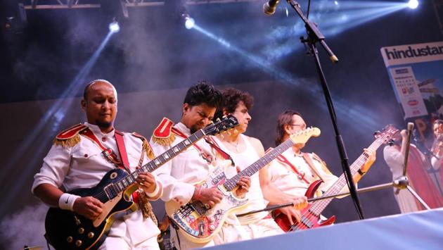 Music band Euphoria gave a live performance at HT Palate Fest 2017. 