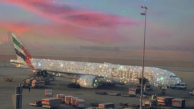 The picture was shared on the official Emirates Airline Twitter handle and caught the attention of netizens. (Sara Shakeel/Instagram) The picture was shared on the official Emirates Airline Twitter handle and caught the attention of netizens. (Sara Shakeel/Instagram)