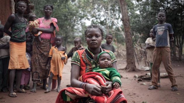 Photos: Malnutrition stalks children in tattered Central African ...