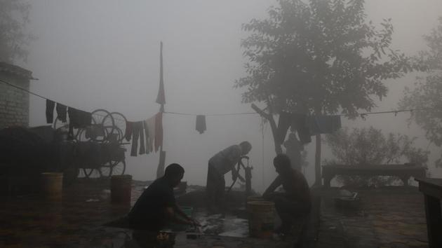 A man on the banks of the Yamuna River during a foggy morning in Delhi. (Reuters File) A man on the banks of the Yamuna River during a foggy morning in Delhi. (Reuters File)