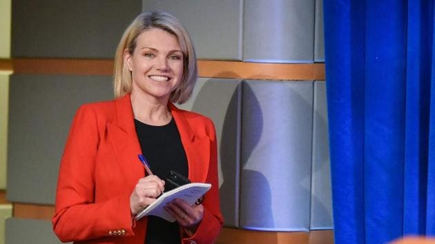 US president Donald Trump will pick state department spokesperson and a former journalist Heather Nauert as the ambassador to the United Nations to succeed Nikki Haley. (AFP Photo) US president Donald Trump will pick state department spokesperson and a former journalist Heather Nauert as the ambassador to the United Nations to succeed Nikki Haley. (AFP Photo)