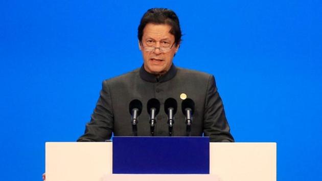 Pakistani Prime Minister Imran Khan speaks at the opening ceremony for the first China International Import Expo (CIIE) in Shanghai, China. (REUTERS File) Pakistani Prime Minister Imran Khan speaks at the opening ceremony for the first China International Import Expo (CIIE) in Shanghai, China. (REUTERS File)