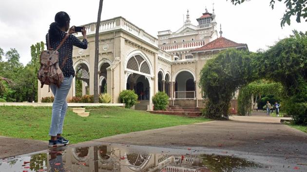 Aga Khan Palace in Pune.(Pratham Gokhale/HT PHOTO)