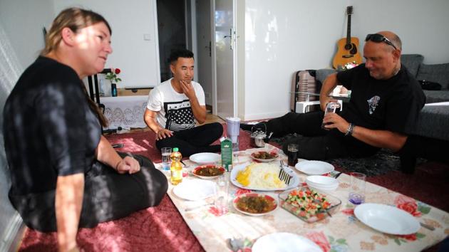 Integration is a journey with many highs and lows and requires more than simply finding a job and learning German. One woman who helped Rezaie is Chris Wachholz (L). They met at the choir and she later invited him to cook and practice German at the home she shares with her husband. A common interest in motorbikes deepened their friendship. (Hannibal Hanschke / REUTERS) Integration is a journey with many highs and lows and requires more than simply finding a job and learning German. One woman who helped Rezaie is Chris Wachholz (L). They met at the choir and she later invited him to cook and practice German at the home she shares with her husband. A common interest in motorbikes deepened their friendship. (Hannibal Hanschke / REUTERS)