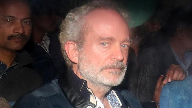 A CBI official said Christian Michel (pictured) was instrumental in the formation of a shell company in 2005 by his close associate RK Nanda, namely Media Exim Pvt Ltd. (Reuters) A CBI official said Christian Michel (pictured) was instrumental in the formation of a shell company in 2005 by his close associate RK Nanda, namely Media Exim Pvt Ltd. (Reuters)