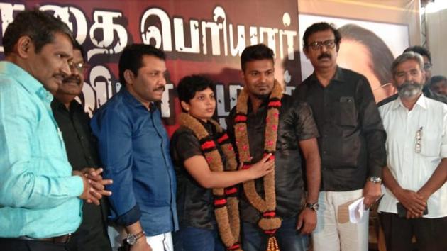 Kausalya’s journey from a victim to a Dalit rights activist was punctuated by personal trauma(HT Photo) Kausalya’s journey from a victim to a Dalit rights activist was punctuated by personal trauma(HT Photo)