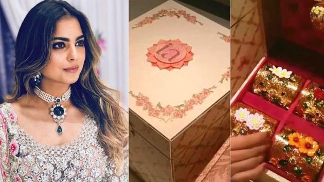 Isha Ambani and Anand Piramal’s wedding invitation is beautiful, unique, full of interesting details and reportedly worth <span class='webrupee'>?</span>3 lakh. (Instagram)