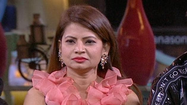 Megha Dhade was shocked for being evicted from the Bigg Boss house so soon.(Twitter)