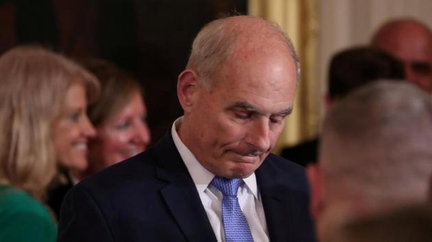 White House Chief of Staff John Kelly attends a Medal of Honor ceremony at the White House in Washington.(REUTERS)