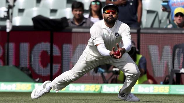 India's Ravi Ashwin takes a catch to dismiss Australia's Usman Khawaja. (AP)