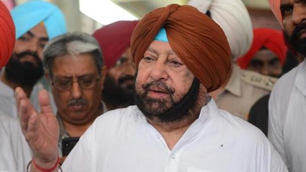 Claiming that Pakistan Army General Qamar Javed Bajwa had broken the news of opening of the Kartarpur Corridor to Navjot Singh Sidhu even before Imran Khan was sworn in as their prime minister, Punjab chief minister Captain Amarinder Singh Sunday dubbed the whole affair as a “bigger conspiracy” hatched by the Pak army.(AFP File Photo)