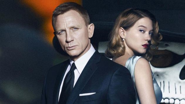 Daniel Craig and Lea Seydoux on a poster for Spectre.