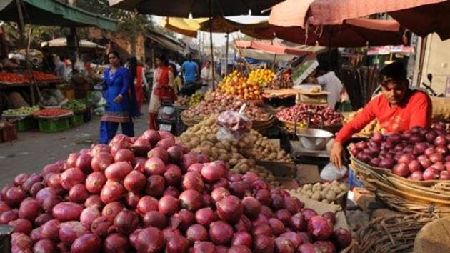 A farmer from Maharashtra’s Ahmednagar district has sent a money order of Rs 6 to Chief Minister Devendra Fadnavis to mark his protest against crashing prices of onions and paltry returns.(HT File Photo) A farmer from Maharashtra’s Ahmednagar district has sent a money order of Rs 6 to Chief Minister Devendra Fadnavis to mark his protest against crashing prices of onions and paltry returns.(HT File Photo)