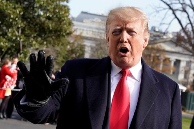 Donald Trump on Monday defended hush money payments reported by his former lawyer a day after Democrats said the US president could face impeachment and jail time if the transactions are proven to be campaign finance violations.(REUTERS)