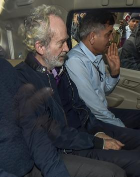 Michel Christian, the alleged middleman in the multi-crore AgustaWestland chopper deal, arrives at CBI Special Court of the Patiala House Courts, in New Delhi on December 10. (PTI Photo) Michel Christian, the alleged middleman in the multi-crore AgustaWestland chopper deal, arrives at CBI Special Court of the Patiala House Courts, in New Delhi on December 10. (PTI Photo)