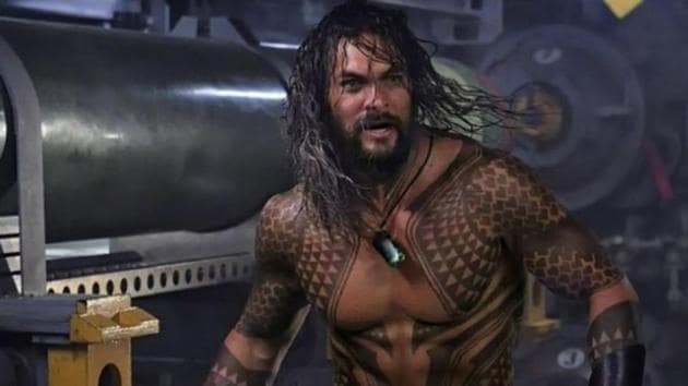 Jason Momoa as Aquaman.