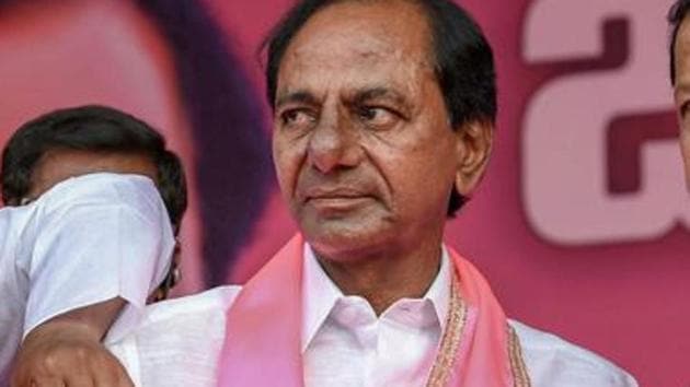 KCR, as Rao is popularly known, has been one of the votaries of a broad-based non-BJP and non-Congress federal front.(PTI)