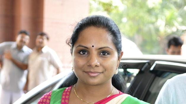 Kavitha, TRS MP and daughter of Telangana Chief Minister K Chandrasekhar Rao. (Hindustan Times file photo) Kavitha, TRS MP and daughter of Telangana Chief Minister K Chandrasekhar Rao. (Hindustan Times file photo)