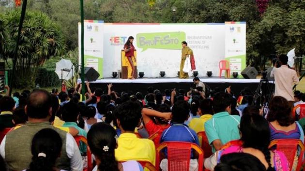 An international storytelling festival was held at Bhubaneswar for differently-abled children. (Instagram)
