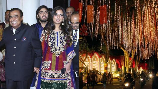 Isha Ambani’s wedding is set to take place at her residence Antilia in Mumbai on December 12.(Instagram) Isha Ambani’s wedding is set to take place at her residence Antilia in Mumbai on December 12.(Instagram)