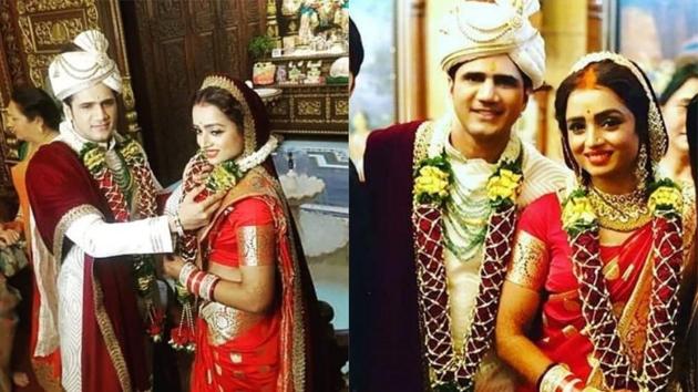 Parul Chauhan tied the knot with Chirag Thakkar on December 12. (Instagram) Parul Chauhan tied the knot with Chirag Thakkar on December 12. (Instagram)