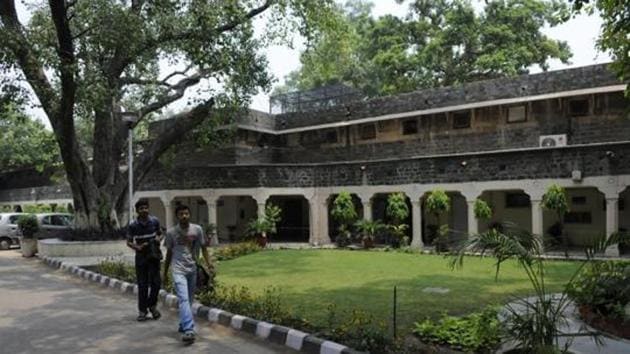 The Ambedkar University at Kashmiri Gate in New Delhi(HT File Photo)