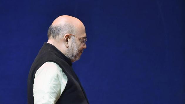 A defining feature of the elections in the past four years has been the way Amit Shah has redefined the way they are fought. This, complemented by Narendra Modi’s popularity, has arguably been a central factor in the BJP’s dream run.(PTI)