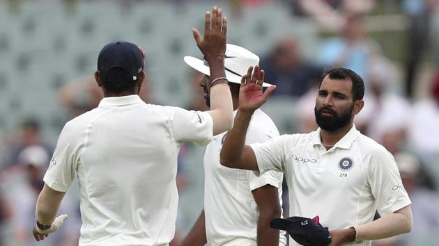 The Indian fast bowlers picked 14 of the 20 wickets at the Adelaide Oval during the first Test against Australia. (AP) The Indian fast bowlers picked 14 of the 20 wickets at the Adelaide Oval during the first Test against Australia. (AP)
