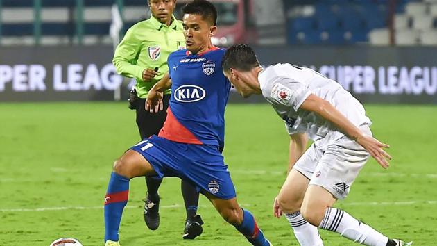 File image of Sunil Chhetri. (PTI) File image of Sunil Chhetri. (PTI)
