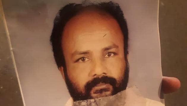 A photo of Venugopalan Nair, who died of burns, after setting himself ablaze near the venue of BJP’s protest against Kerala government’s stand on Sabarimala, in Thiruvanthapuram on Thursday (HT Photo)(HT) A photo of Venugopalan Nair, who died of burns, after setting himself ablaze near the venue of BJP’s protest against Kerala government’s stand on Sabarimala, in Thiruvanthapuram on Thursday (HT Photo)(HT)