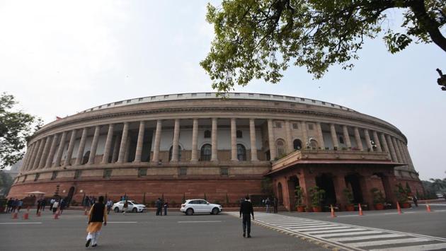 The Lok Sabha was adjourned for the day on Thursday after two brief adjournments during Question Hour amid unrelenting protests by the opposition, which raised the Rafale deal among other issues, while NDA ally Shiv Sena demanded an ordinance to pave the way for the construction of a grand Ram temple in Ayodhya at the earliest. (Sonu Mehta / HT File) The Lok Sabha was adjourned for the day on Thursday after two brief adjournments during Question Hour amid unrelenting protests by the opposition, which raised the Rafale deal among other issues, while NDA ally Shiv Sena demanded an ordinance to pave the way for the construction of a grand Ram temple in Ayodhya at the earliest. (Sonu Mehta / HT File)