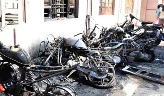 The Sion police have registered a case and are scrutinising CCTV footage from a nearby building for leads. (Pic for representation/HT file photo) The Sion police have registered a case and are scrutinising CCTV footage from a nearby building for leads. (Pic for representation/HT file photo)