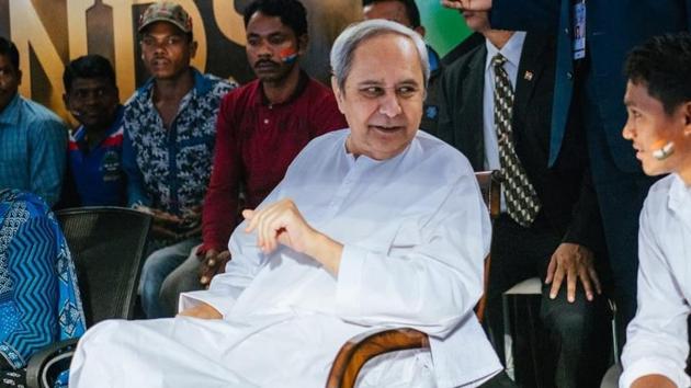 It was not just former Indian opening batsman Virender Sehwag who watched the men’s World Cup Hockey quarterfinal match between India and the Netherlands with Odisha chief minister Naveen Patnaik. (HT Photo) It was not just former Indian opening batsman Virender Sehwag who watched the men’s World Cup Hockey quarterfinal match between India and the Netherlands with Odisha chief minister Naveen Patnaik. (HT Photo)