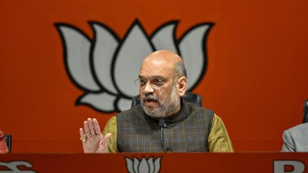After Supreme Court ruling on Rafale deal, BJP chief Amit Shah attacked the Congress, saying ‘slap on politics of falsehood’ (PTI) After Supreme Court ruling on Rafale deal, BJP chief Amit Shah attacked the Congress, saying ‘slap on politics of falsehood’ (PTI)
