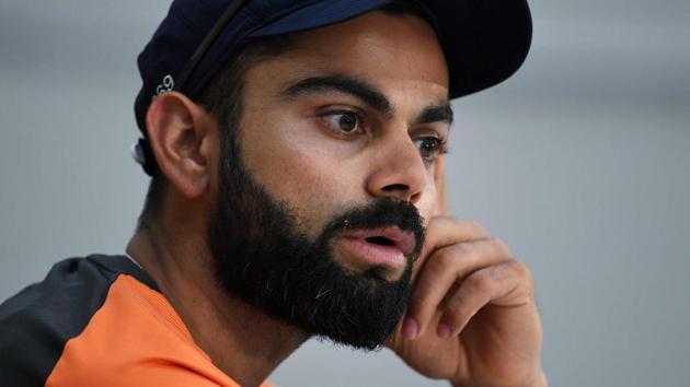 India's cricket captain Virat Kohli attends a press conference ahead of the second Test against Australia in Perth on December 13(AFP)