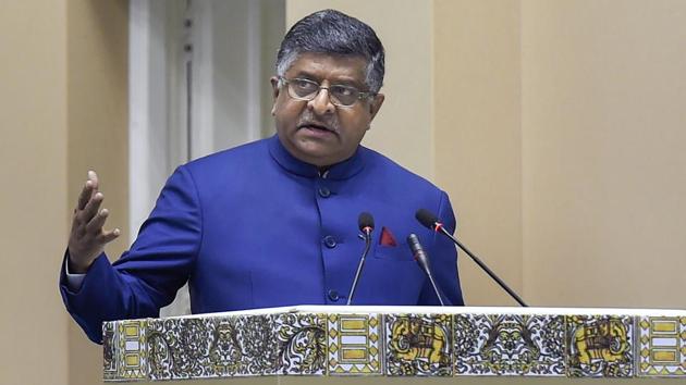 Union law and justice minister Ravi Shankar Prasad (PTI/File Photo) Union law and justice minister Ravi Shankar Prasad (PTI/File Photo)
